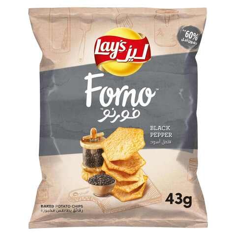Lay&#39;s  Forno Black Pepper Potato Chips 43g