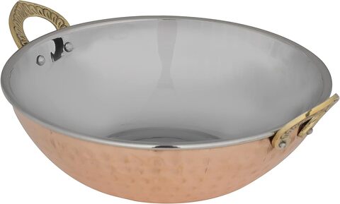 Buy Hammered Copper Kadai Online at Best Prices