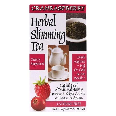 21st Century Herbal Slimming Tea Cranraspberry 24 Tea Bags