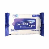 Cool &amp; Cool Travel 30 Wet Wipes