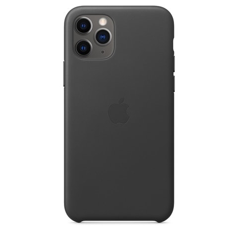 Apple Case iPhone 11 Pro Leather Black (MWYE2ZM/A)