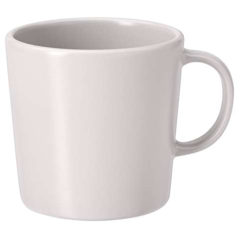 DINERA Mug, dark gray - IKEA