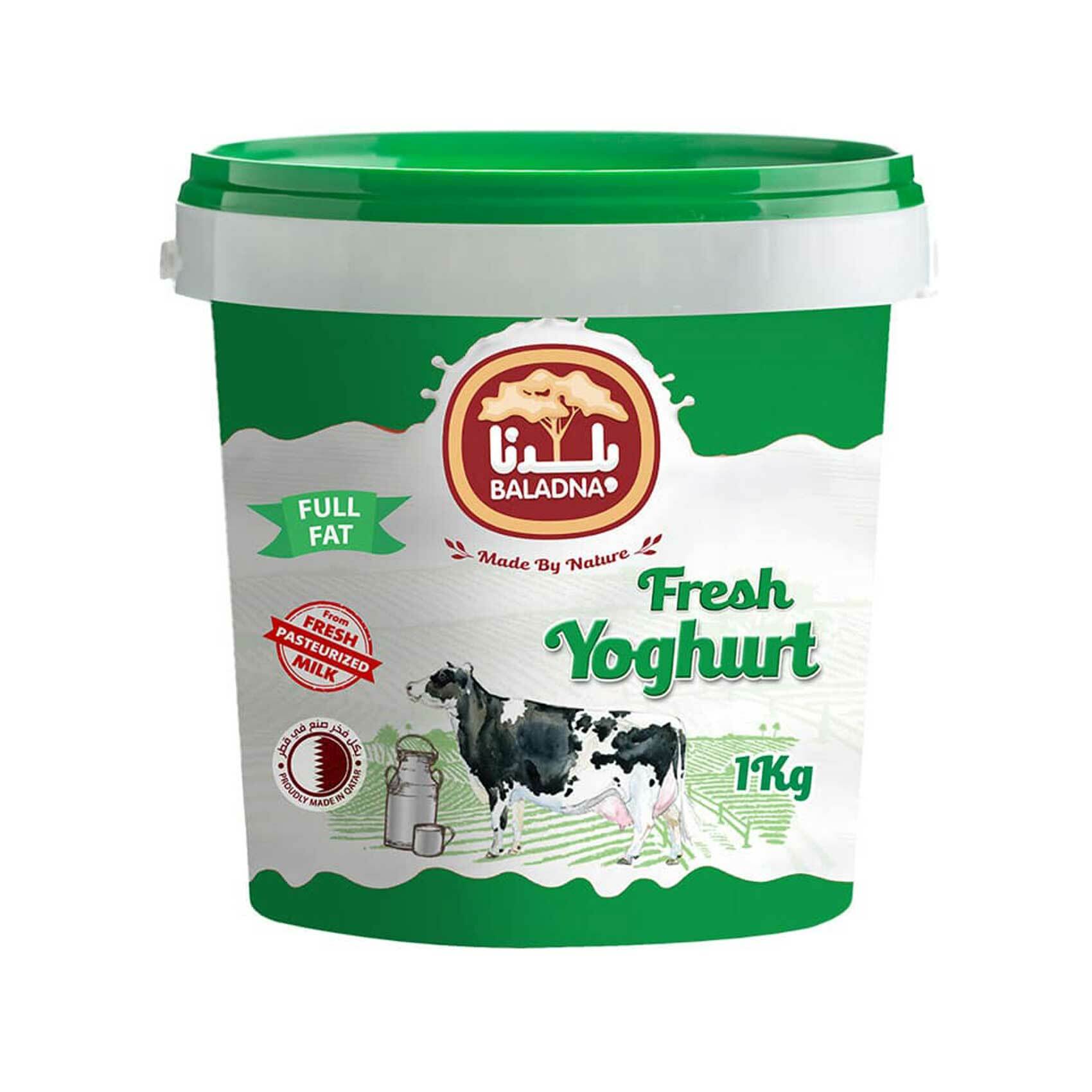 Buy Baladna Fresh Yoghurt Full Fat 1kg