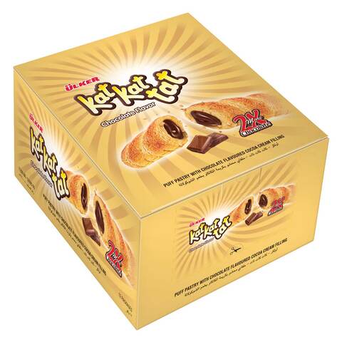 Buy Ulker Kat Kat Tat Puff Chocolate Flavor 24g 12 Pieces in Saudi Arabia