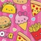 Creative Converting- Junk Food Fun Lunch Napkins 16pcs&lt; &gt;Multicolor&lt; &gt;