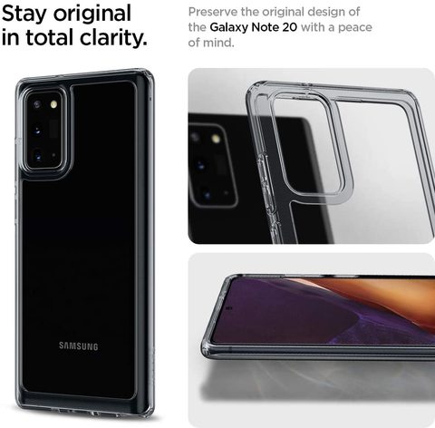 Spigen Ultra Hybrid Samsung Galaxy Note 20 5G / Note 20 cover/case- Crystal Gray