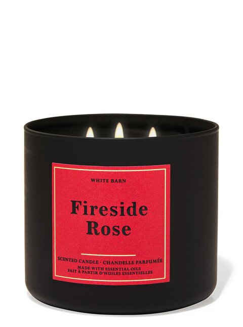 Buy Bath  Body Works- Fireside Rose 3-Wick Candle, 411 GM in UAE