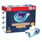 Buy Fine Facial Tissue 130 Sheets X 2 Ply Pack Of 7 + 3 Free  Packs Classic Variety   in UAE