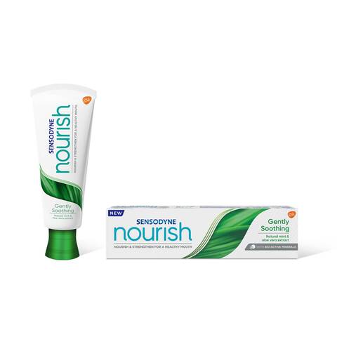 Sensodyne Nourish Gently Soothing Daily Toothpaste With Natural Mint ...