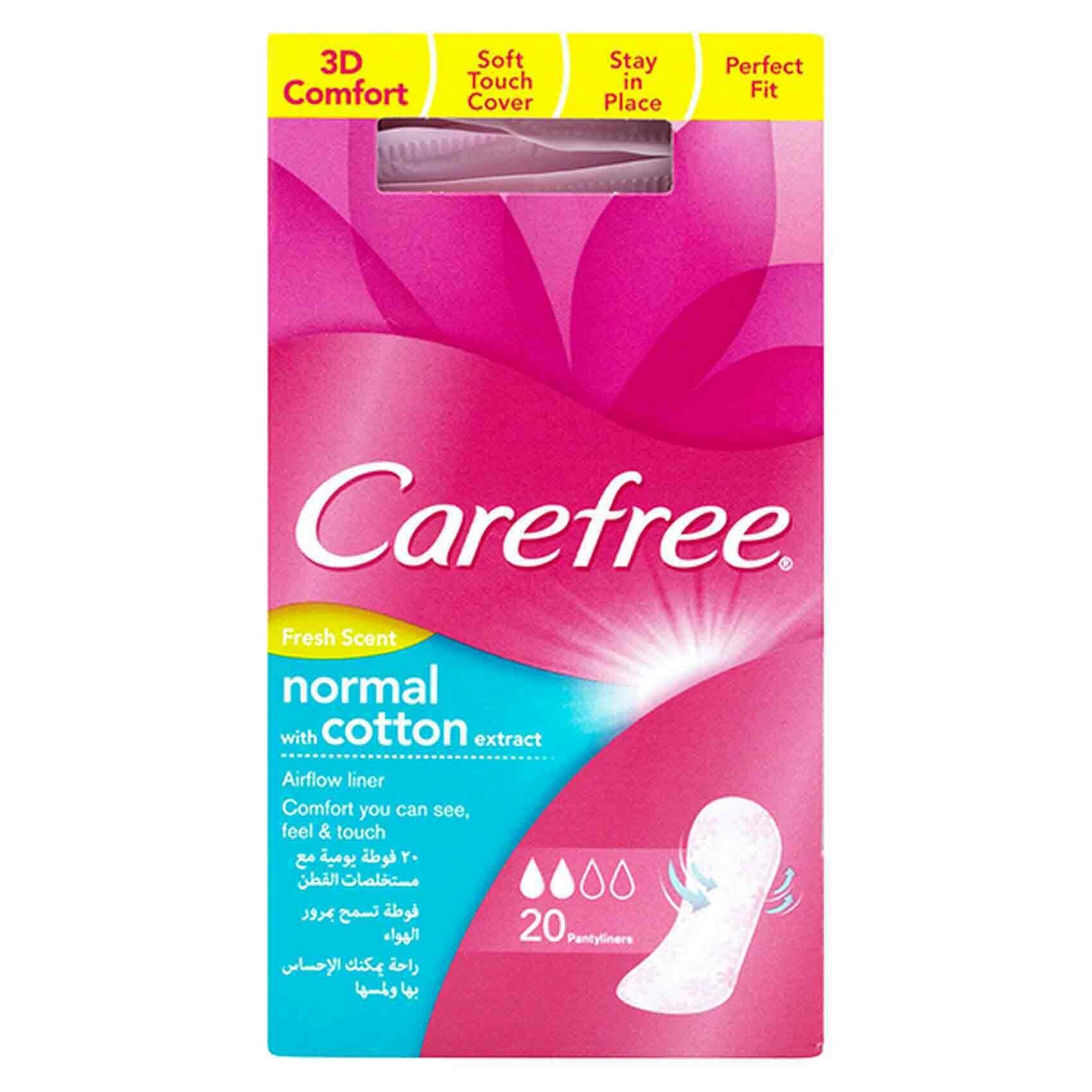 Buy Carefree Panty Liners Cotton Feel Fresh Scented Pack Of 20