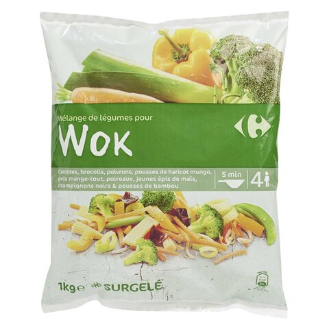 Carrefour Wok Mix Vegetables 1kg price in Kuwait | Carrefour Kuwait ...