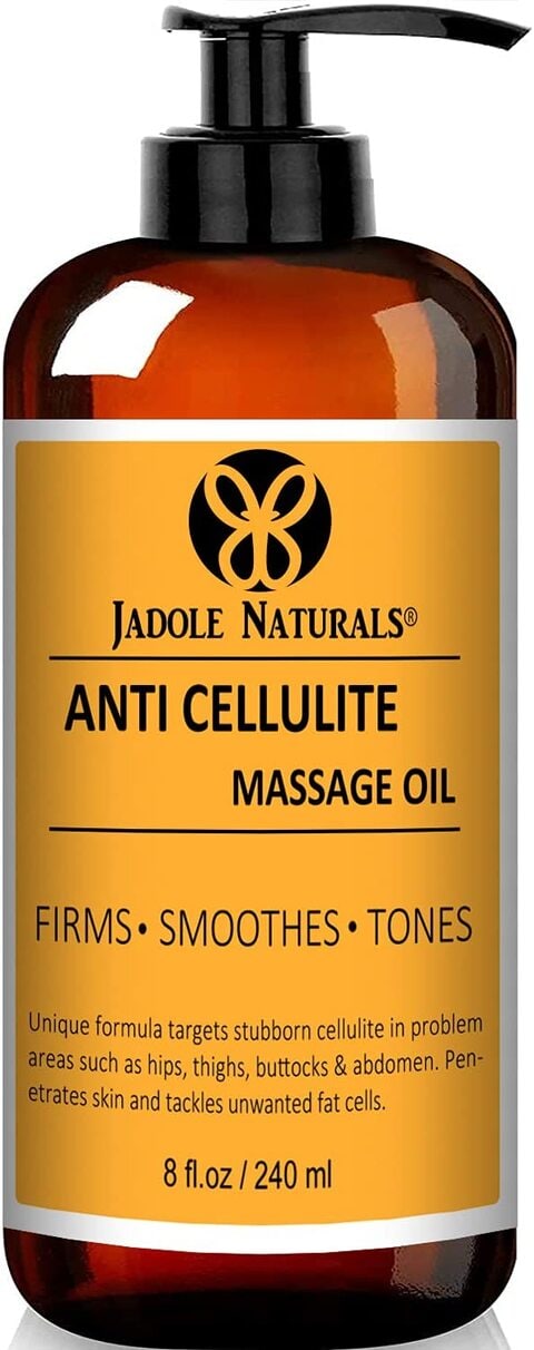 Pure Body Naturals Cellulite Smoothing Oil, 8 fl oz/240 mL