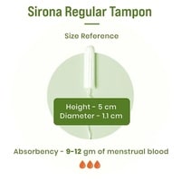 Sirona Organic Cotton Tampon 18 Tampons
