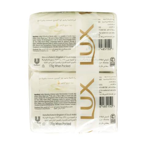 Lux Creamy Perfection Body Soap 170g Pack of 6