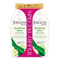 Jergens Soothing Aloe With Cucumber Extract And Aloe Vera Refreshing Moisturizer Lotion 400ml Pack of 2
