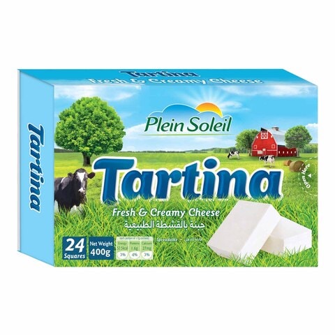 Plein Soleil Tartina Fresh And Creamy Cheese 24 Squares 400g