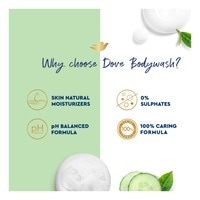 Dove Go Fresh Refreshing Body Wash For Skin Nourishing Cucumber And Green Tea With Moisture Renew Blend 500ml