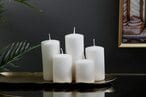 Buy Pan Emirates Home Furnishings Unscented 5Pcs Candle Set White in UAE