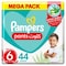 Pampers Aloe Vera Pants Diapers, Size 6, 16-21kg, Jumbo Pack, 44 Diapers&nbsp;