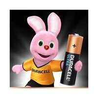 Duracell Ultra AA Alkaline Battery 1.5V Black 2 Battery