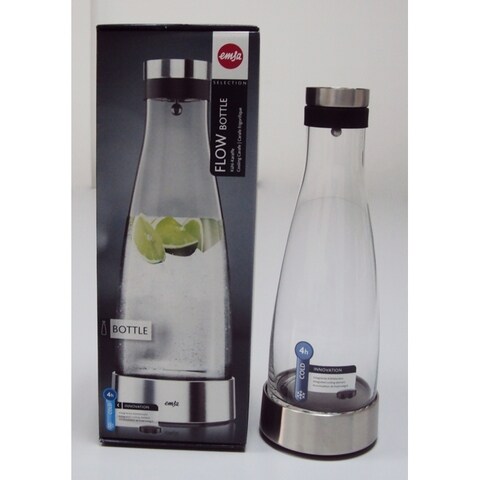 Emsa Flow Bottle Carafe Glass 1L