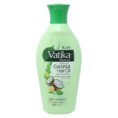 Dabur Vatika Naturals Enriched Coconut Hair Oil With Henna Amla And Lemon 125ml