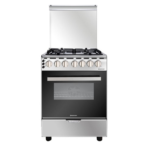 Westpoint Gas Cooker WCE6640HDFS Silver/Black 60cm