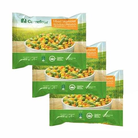 Carrefour Mixed Vegetables 400g Pack of 3 price in UAE | Carrefour UAE ...