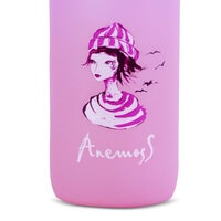 ANEMOSS Sailor Girl Pattern Tritan Water Bottle 1000 ml / 33.8 oz