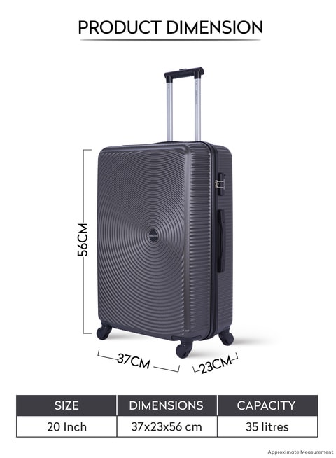 Carry on cheap trolley size