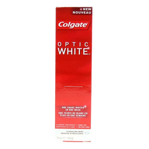 Colgate Optic White Fluoride Toothpaste 75ml