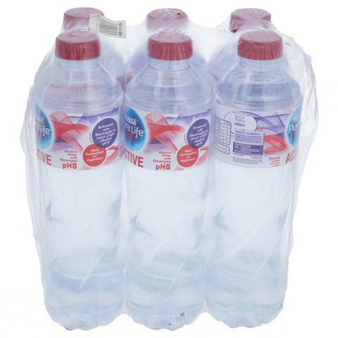 Nestle Pure Life Active Water 550 ml (Pack of 6)