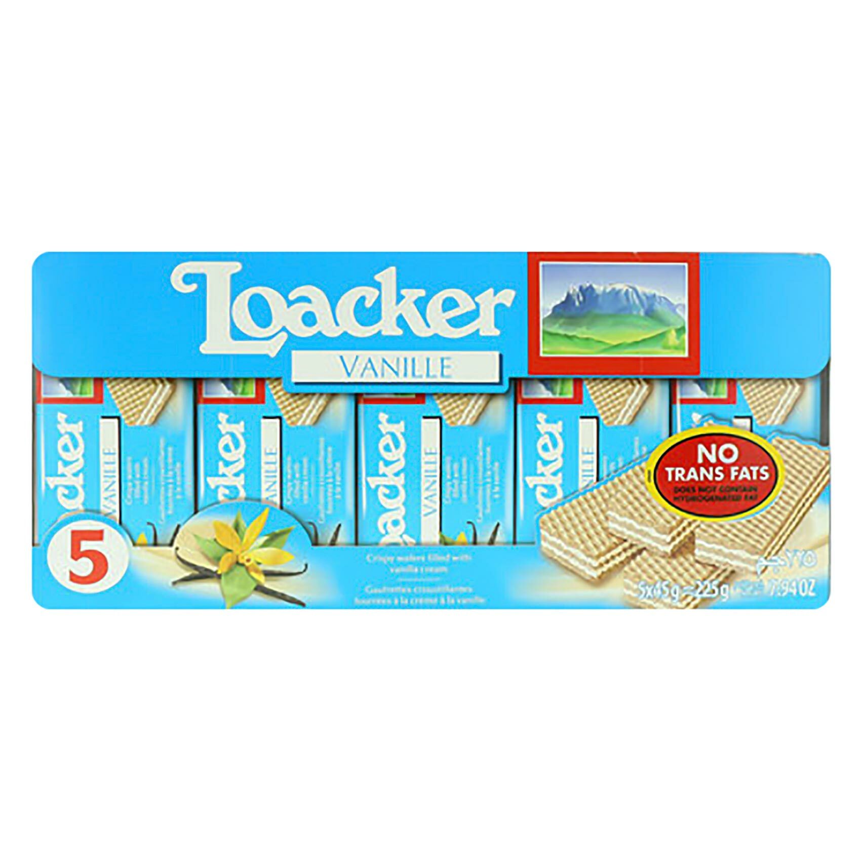 Buy Loacker Vanille Crispy Wafers 225g Online Shop Food Cupboard on