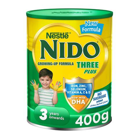 Buy Nido fortiprotect three plus (3-5 years old) growing up milk tin 400 g in Saudi Arabia