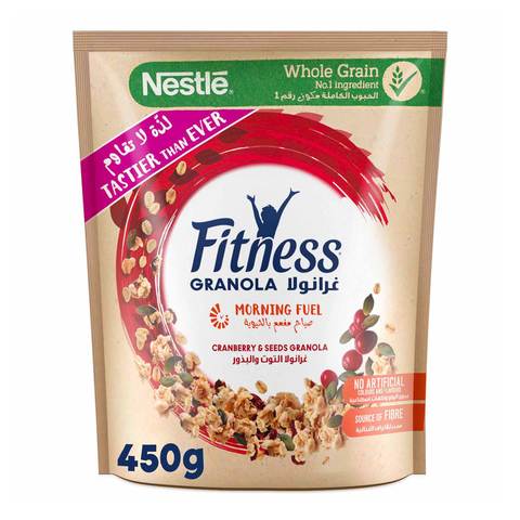 Buy Nestle Fitness Granola Cranberry Cereal 450g in Saudi Arabia