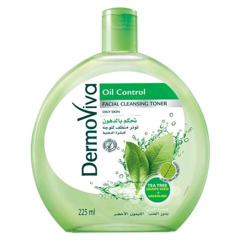 Dermoviva Oil Control Facial Cleansing Toner Clear 225ml