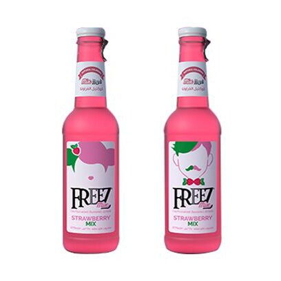 Freez Carbonated Drink Strawberry One Piece 275ML