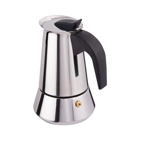 BiggCoffee- Jun-6 cup-Espresso Machine-Stainless Steel