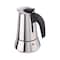 BiggCoffee- Jun-6 cup-Espresso Machine-Stainless Steel