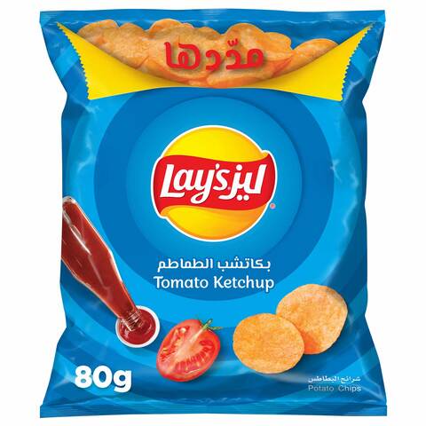 Buy Lay’s Ketchup Potato Chips, 90g in Saudi Arabia