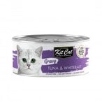 Buy Kit Cat Canned Food Gravy Tuna  Whitebait 80g 1 ctn in Saudi Arabia