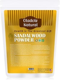 Oladole Natural Sandalwood Powder For Skincare, Worship And Auspicious Occasions, 100g