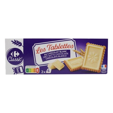 Carrefour Biscuit Petit Beurre White Chocolate 150g