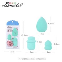 Lameila Multi Shape Soft Latex Free Hydrophilic Cosmetic Makeup Foundation Powder Puff Beauty Egg Makeup Sponge(1pc random color)