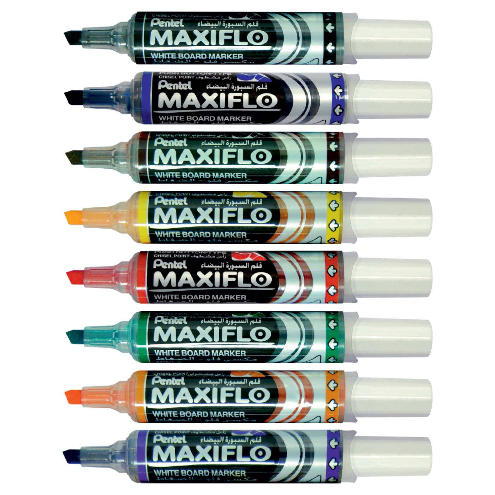 Buy Pentel Maxiflo Whiteboard Marker Set 4 count Online - Shop