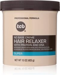 Tcb No Base Hair Relaxer Creme, Super, 15 Ounce