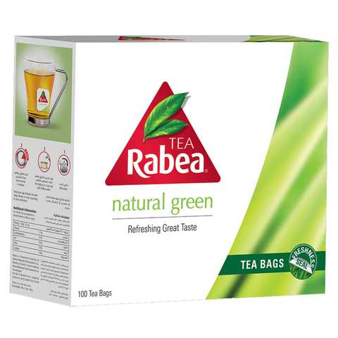 Rabea Green Tea Pure Natural 100 Bag
