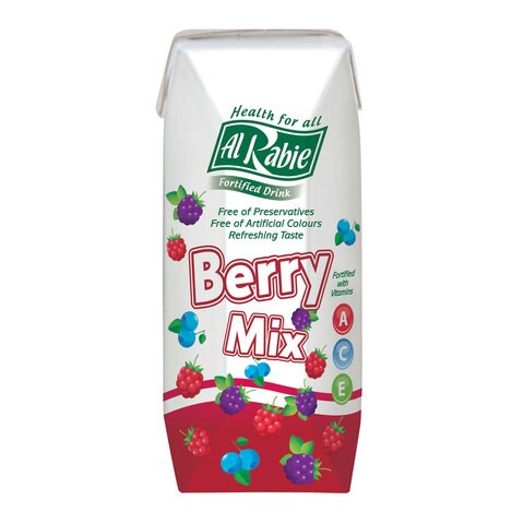 Alrabie Nectar Berry Mix Fortified With Vitamins 120ml x18