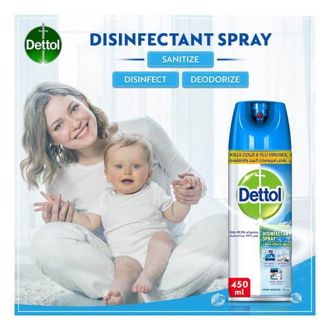 Dettol Disinfectant Surface Cleaning Spray Crisp Breeze 450ml