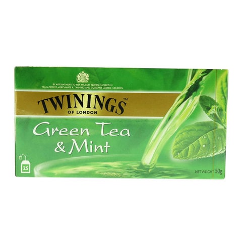 Twinings Green Tea Mint 1.5g 25 Bags price in Saudi Arabia | Carrefour ...